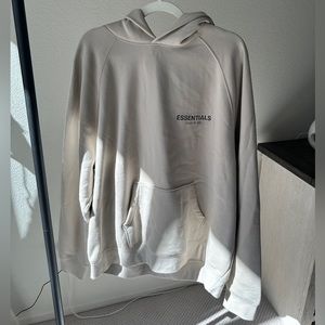 Essentials FOG Hoodie in Beige